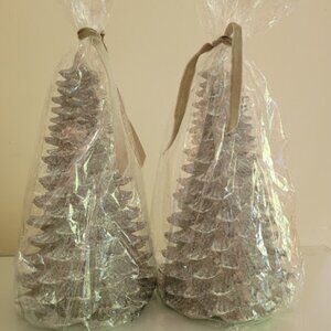 Silver Tree Candles